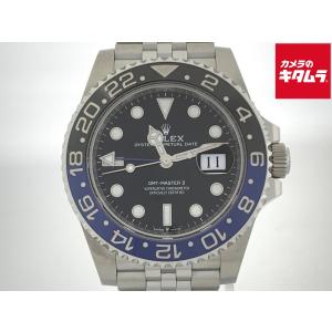 【中古】 【新品同様】 ロレックス(ROLEX) GMTマスターII ブラック 126710BLNR ステンレス JB ブラック/ブルーベゼル