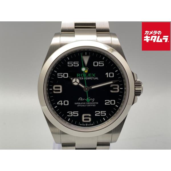 【中古】 【美品】 ロレックス(ROLEX) エアキング ブラック 126900 ステンレス