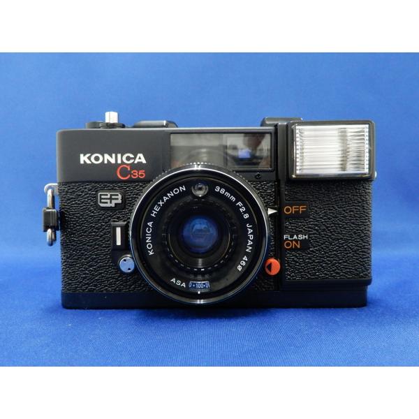 【中古】 【難あり品】 コニカ C35 EF セルフタイマー付き
