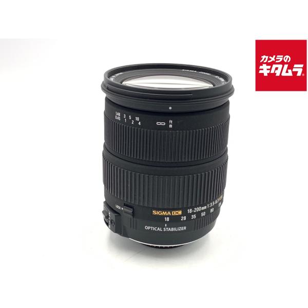 【中古】 【並品】 シグマ 18-200mm F3.5-6.3 DC OS/HSM ニコン用