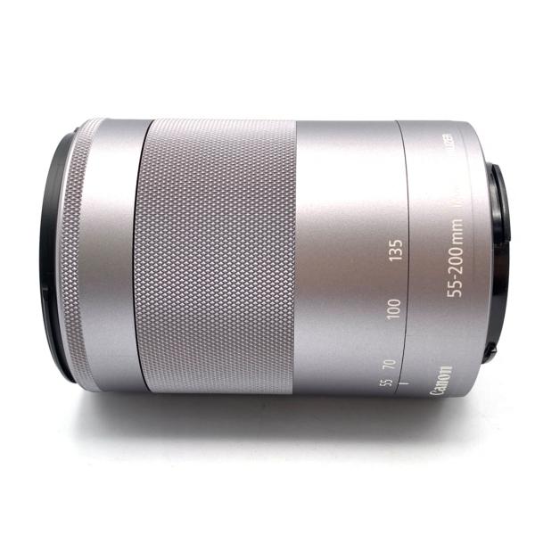 【中古】 【良品】 キヤノン EF-M55-200mm F4.5-6.3 IS STM シルバー