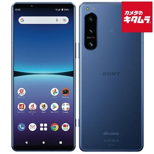 【中古：AB(良品)】SONY Xperia 5 IV SO-54C 128GB ブルー SIMフリ...