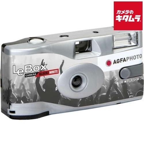 3I AGFA LEBOX BLACK&amp;WHITE 36EX レンズ付モノクロフィルムカメラ 36枚...