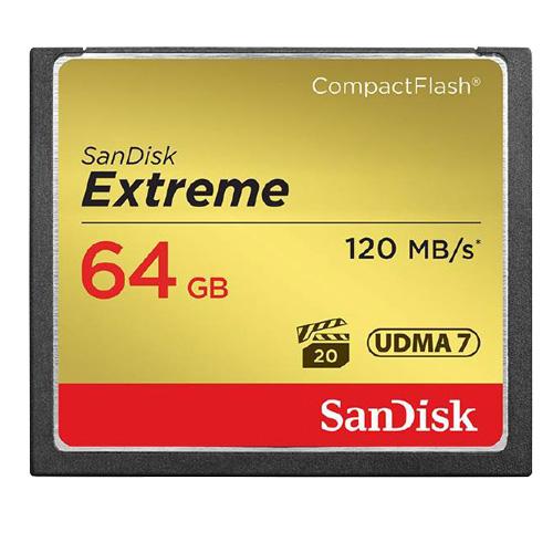 サンディスク Extreme UDMA 7 コンパクトフラッシュ カード 64GB 〔SDCFXSB...