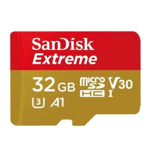 【ネコポス】 サンディスク Extreme microSDHC UHS-Iカード 32GB SDSQXAT-032G-JN3MD 《納期約２週間》｜emedama