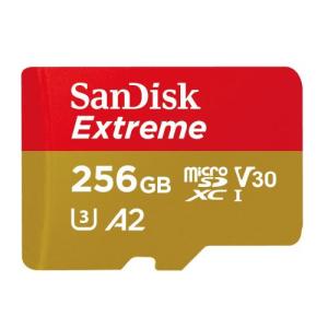 サンディスク Extreme microSDXC UHS-Iカード 256GB SDSQXAV-256G-JN3MD 《納期約２−３週間》｜emedama