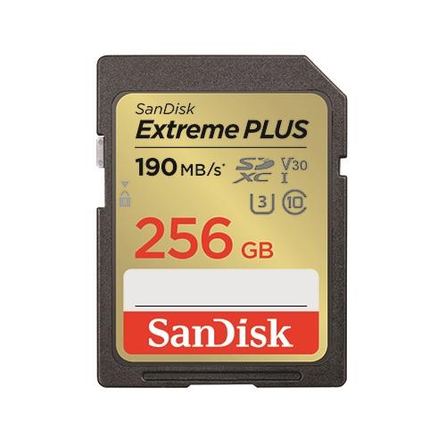 サンディスク Extreme PLUS SDXC UHS-Iカード 256GB SDSDXWA-25...