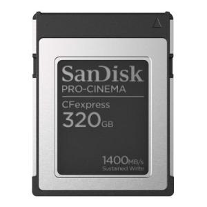サンディスク SDCFEC-320G-JN4NN PRO-CINEMA CFexpress Type-Bカード 320GB 《納期約１ヶ月》｜emedama