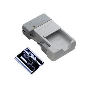 オリンパス リチウムイオン充電池(LI-90B)+充電器(U...