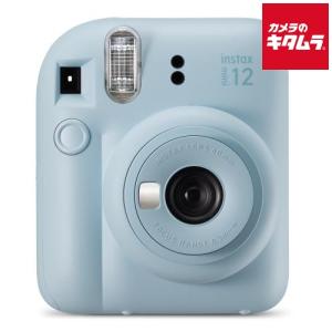 フジフイルム インスタントカメラ instax mini 12 「チェキ」 パステルブルー