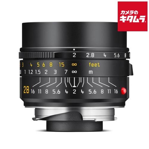 ライカ ズミクロン M f2/28mm ASPH. ブラック [11618] 《納期未定》