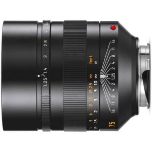 ライカ ノクティルックス M f1.25/75mm ASPH. ブラック 《納期約３ヶ月》｜emedama