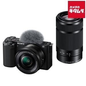 ソニー VLOGCAM ZV-E10 ダブルズームレンズキット ブラック 《納期約１−２週間》｜カメラのキタムラヤフー店