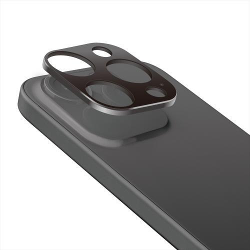 エレコム PM-A23CFLLP2BK カメラカバー アルミフレーム ブラック（iPhone 15 ...