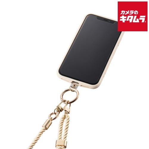 エレコム P-STSDH2RGBE スマホショルダーストラップ ストラップホールシート付属 &amp;Me ...