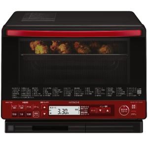 日立 過熱水蒸気オーブンレンジ ヘルシーシェフ MRO-TS8-R レッド [31L]