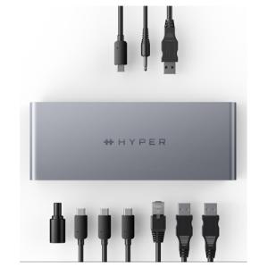 ロア・インターナショナル HYPER HyperDrive Thunderbolt 4 HP-HDTB4D ドッキングステーション｜emedama