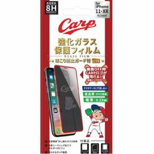 JPテック カープデザイン強化ガラス保護フィルム 〔iPhone 11/XR用〕｜emedama