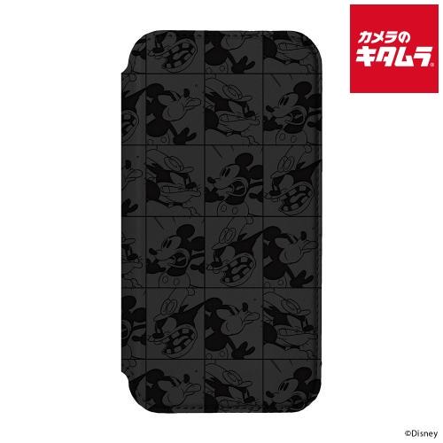 PGA PG-D23AGF01MKY ガラスフリップケース(Disney) ミッキーマウス（iPho...