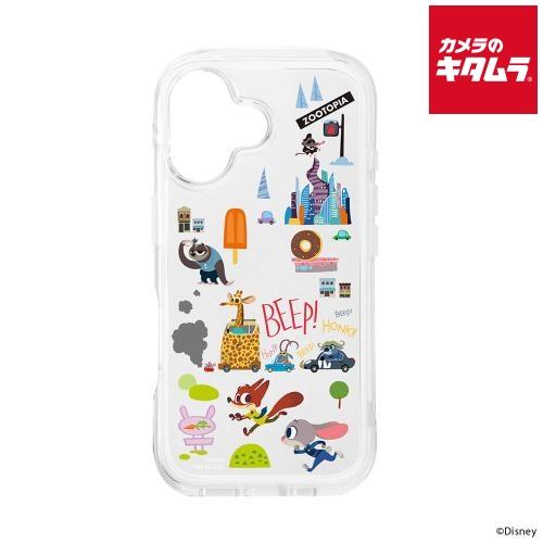 PGA PG-D24APT01ZTP エアクッションケース ズートピア（iPhone 16用）