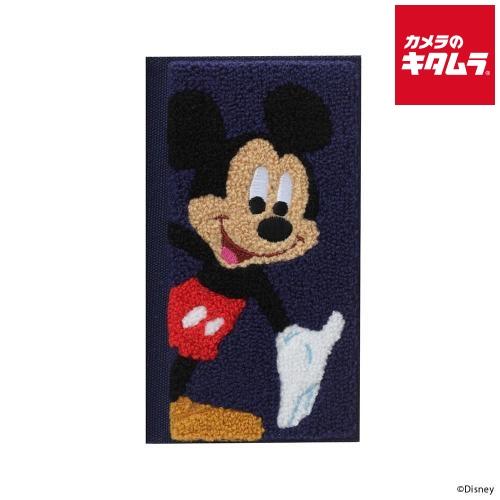 PGA PG-D25KCF01MKY クリアフリップケース サガラ刺繍 ミッキーマウス（iPhone...