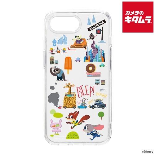 PGA PG-D25KPT04ZTP クリアハイブリッドケース ズートピア（iPhone16e用） ...