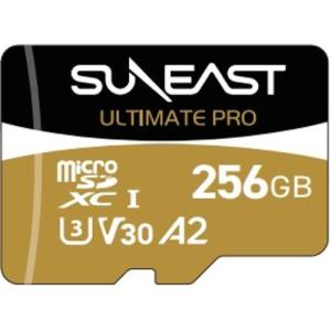 SUNEAST SE-MSDU1256B185 ULTIMATE PRO GOLD microSDXC Card 256GB｜emedama