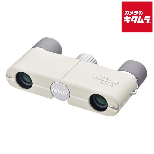 ニコン 遊 4×10D CF アイボリーホワイト 《納期約２−３週間》