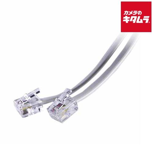 エイトワン テレホンコード ETL-110W 6極4芯 ホワイト 1m 《納期約１週間》