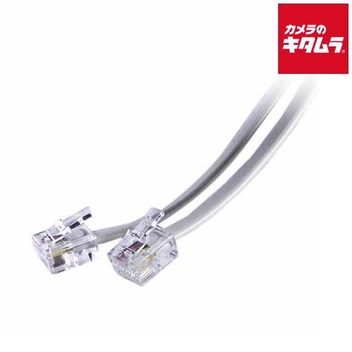 エイトワン テレホンコード ETL-120W 6極4芯 ホワイト 2m 《納期約１週間》