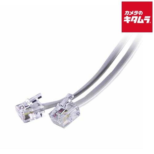 エイトワン テレホンコード ETL-130W 6極4芯 ホワイト 3m 《納期約１週間》