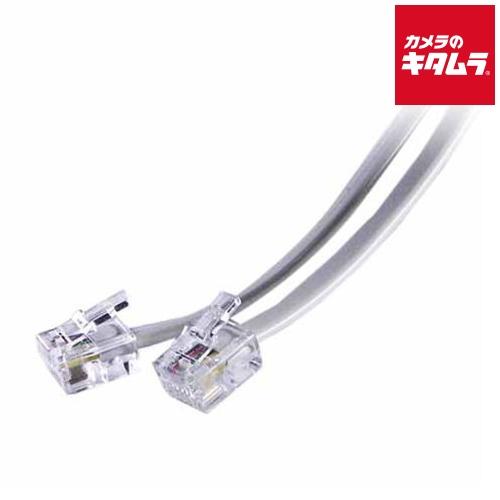 エイトワン テレホンコード ETL-150W 6極4芯 ホワイト 5m 《納期約１週間》