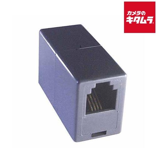 エイトワン テレホンコネクター ETC-01B 6極4芯 中継 ブラック 《納期約１週間》