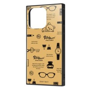 イングレム IQ-SXP32K3TB/RM3 耐衝撃ハイブリッドケース KAKU リラックマ FACTORY［iPhone 13 Pro用］ 《納期未定》