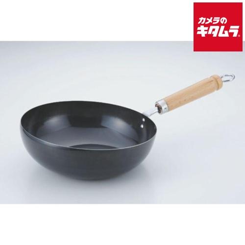 サミット工業 #700050 こぼれにくい炒め鍋 26cm IH・ガス兼用