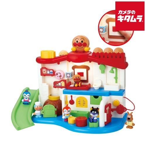 バンダイ サウンドいろいろ♪ライトがピカッ！なかまたちとあそぼう！アンパンマンはじめてハウスDX