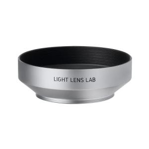 LIGHT LENS LAB L-S39(S)「M 35mm f/2」「M 50mm f/2」用 レンズフード シルバー 黒刻印 《納期約２−３週間》｜emedama