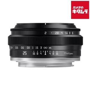 銘匠光学 TTArtisan 25mm f/2 C マイクロフォーサーズ用 ブラック 《納期約２−３週間》｜emedama