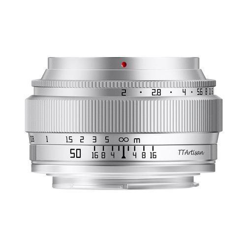 銘匠光学 TTArtisan 50mm f/2 マイクロフォーサーズ用 シルバー 《納期約２−３週間...