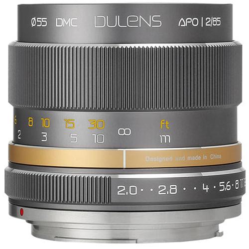 若明光学 毒鏡 DULENS APO 85mm F2 キヤノンEF グレー 《納期約２−３週間》