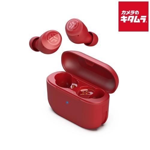 ジェイラブ JLab 完全ワイヤレスヤホン GO POP＋（プラス） Bluetooth対応 レッド