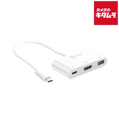 J5create Type-C to HDMI+USB3.0マルチアダプター JCA379