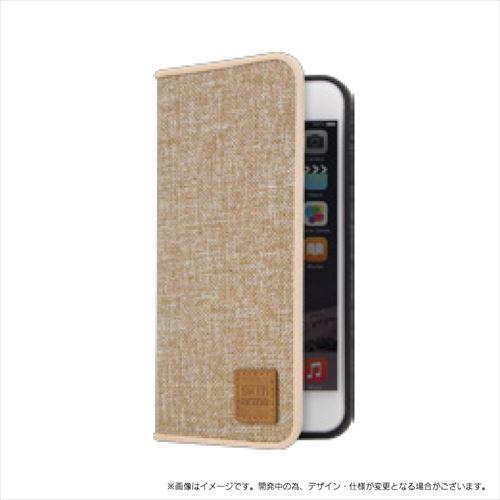 MSソリューションズ I8AKI-GR003 手帳型ケース/Aki/Reed(Beige)〔iPho...