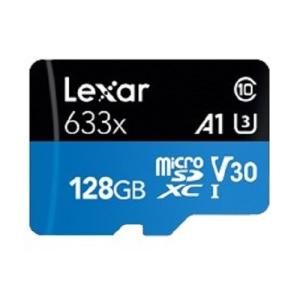 レキサー LSDMI128BB1JP633A microSDXCカード 128GB 633x UHS-I U3｜emedama