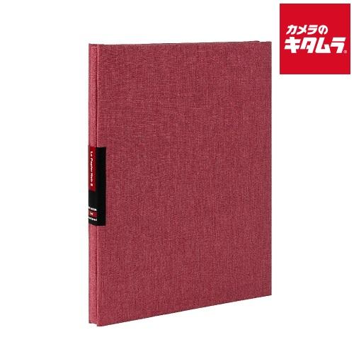 ナカバヤシ A-A4D-171-R フエルアルバム黒台紙 ル・パピエ・ノアール2 レッド