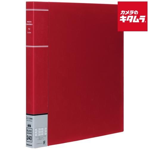ナカバヤシ PH6L-1024-R ポケットアルバム フォトグラフィリア L判3段 レッド