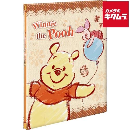 ナカバヤシ ア-A4P-150-2 A4フエルアルバム プラコート台紙（白）8枚 ディズニー プー