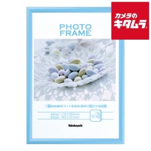 ナカバヤシ フ-TPS-401-B PVCフオトフレ-ム A4・B5 ブル-