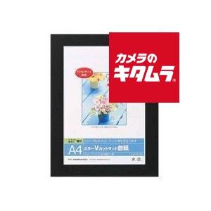 ナカバヤシ Digio カラーVカットマットダイシ ブラック DGVM-A4-D