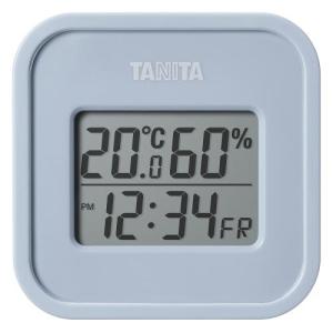タニタ デジタル温湿度計 TT-588-BL ブルーグレー｜emedama